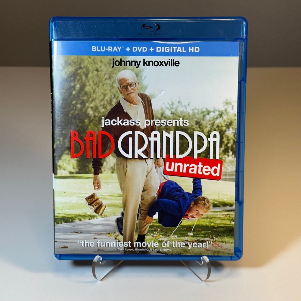 Jackass Presents Bad Grandpa Blu Ray DVD‎ Digital HD Unrated Johnny Knoxville